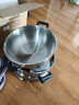 惠当家（Hui Dang Jia）电蒸锅电锅多功能电热锅电炒锅家用无涂层电蒸锅一体电煮锅加厚304不锈钢电火锅G08-34双 实拍图