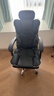 奥伦福特 电脑椅办公椅子电竞椅家用人体工学椅老板椅主播靠背椅皮革转椅 创意工学椅-黑+乳胶【二代升级】 实拍图