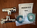 摩恩（MOEN）精铜加厚冷热水角阀2件套装 一冷一热三角阀 4分通用止水阀100982 实拍图