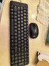 罗技（Logitech）MK220 键鼠套装 无线键鼠套装 办公键鼠套装  多媒体键鼠套装 带无线2.4G接收器 黑色 实拍图