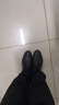 老人头（LAORENTOU）皮鞋男商务休闲鞋头层牛皮春秋透气耐磨防滑男鞋子 A30303 黑40 实拍图