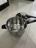 苏泊尔（SUPOR）304不锈钢7.0L压力锅24cm【3-5人可用】快煮防爆高压锅电磁炉通用 实拍图