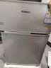 HYUNDAI（韩国现代）小冰箱迷你小型家用冷藏冷冻宿舍出租房办公室双开门二门电冰箱节能省电 58L银【日销过百+租房必备】 实拍图