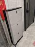 家世华（JIA SHI HUA）超薄入户门鞋柜家用门口2026新款进门一体靠墙翻斗式大容量收纳柜 轻奢灰50*17*120【单层放鞋】 实拍图