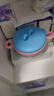 COOKSS婴儿辅食碗恒温注水保温碗316不锈钢宝宝婴幼儿吃饭儿童餐具浅蓝 实拍图