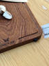 双枪乌金檀菜板 百年龄整木砧案板家用切菜食品抗菌防霉实木40*27*2.5 实拍图
