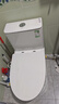九牧（JOMOO）马桶 家用虹吸式马桶大冲力节水坐便器 防臭瞬冲 易洁抗菌马桶 易洁无棱-双旋暴风冲11396-305坑 实拍图