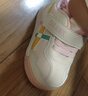 泰兰尼斯春季学步鞋男宝宝鞋子女童婴儿鞋透气软底机能鞋白粉20码 实拍图