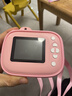 爱百分【全网低价】儿童相机拍立得3-12岁学生玩具可打印彩色照片数码相机男孩女孩生日元旦新年礼物 高配粉【高清双摄+大电池+可录像+64G精美装】 实拍图