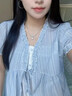 柯芙尼【赠GRA证书】紫藤花项链女莫桑钻吊坠520情人节礼物送女生 实拍图