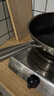 炊大皇炒锅304不锈钢有钛炒菜锅煎锅平底不粘炒锅32cm 可立可视盖不挑灶 实拍图