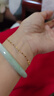 中国黄金（CHINA GOLD）黄金手链女款轻奢高端18k金素手链七夕情人节礼物送女友老婆实用 18k流光嘴唇手链-礼盒证书 实拍图