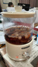 养生壶烧水壶热水壶养生烧水壶煮茶壶煮茶器泡茶壶一体机全自动玻璃小家用 【普通包装】菱花白 0.6L 机械款 实拍图