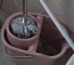 科力邦（Kelibang） 拖把桶 塑料拖把桶带提手 免手洗甩干脱水拖布 懒人墩布清洁吸水地拖 粉色 KB1215 实拍图