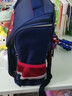 剑桥树书包小学生男孩1-3-6年级儿童减负护脊大容量双肩包 大码藏青红 实拍图