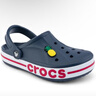 卡骆驰（CROCS）贝雅卡骆班洞洞鞋轻便耐磨一脚蹬休闲鞋女鞋时尚沙滩鞋|205089 深蓝/辣椒红-4CC 41 /42(260mm) 实拍图
