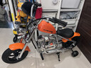 暴风骑士儿童电动摩托车小哈雷单驱两轮电动车3-12岁礼物童车C12尊享版橙 实拍图
