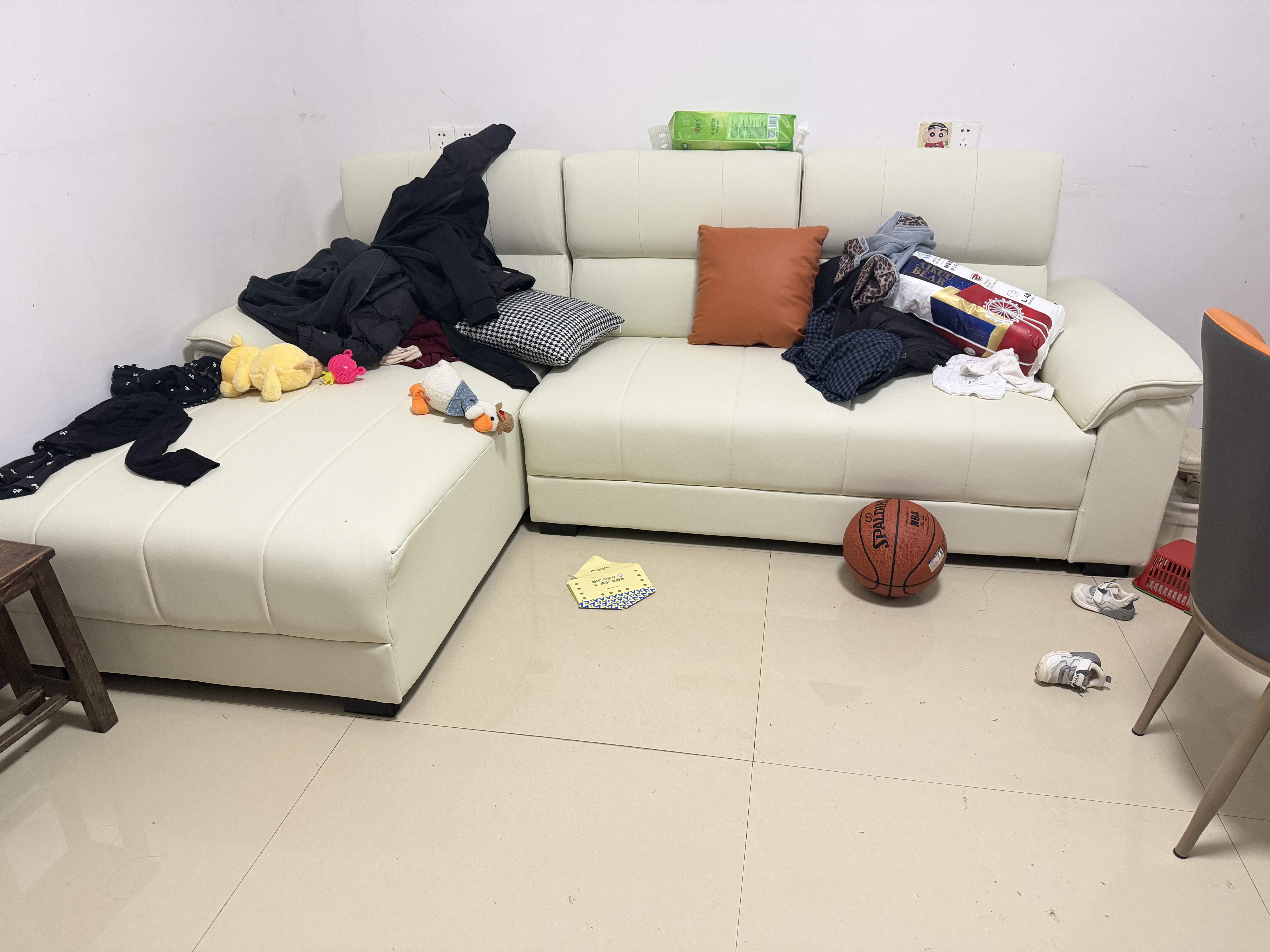杜杜美家真皮沙发客厅2026新款现代简约扶手储物皮艺贵妃沙发A80# 实拍图