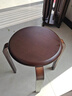 家逸凳子可叠放实木小板凳家用圆凳简约换鞋凳餐桌凳椅子创意矮凳 实拍图