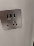 公牛（BULL）开关插座面板全屋套装G12灰斜五孔带多孔墙壁暗装修超薄官方旗舰 三位USB五孔插座【多USB充电 桌面/床头充电专用】 实拍图