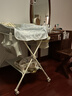 babycare尿布台多功能可折叠新生儿护理台抚触洗澡便携婴儿床-温特绿 实拍图
