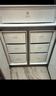 美的冰箱双开门四开门一级能效双变频十字对开门家用电冰箱双循环风冷无霜大容量480wifi智控/531/501 美的501超薄60CM十字冰箱 实拍图