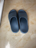 京东京造【3.5cm踩屎感】eva厚底拖鞋男士防臭休闲凉拖鞋 碳灰 44-45 实拍图