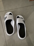回力运动拖鞋男浴室内户外不易滑厚底凉拖鞋HL39391白黑色45-46码 实拍图