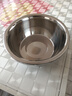 【便宜实用】不锈钢盆打蛋盆和面盆洗菜盆调料盆猪油盆子和面盆 24cm实盆一个装 实拍图