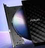 华硕8倍速 USB2.0 外置DVD刻录机 移动光驱 黑色(兼容苹果系统/SDRW-08D2S-U) 实拍图
