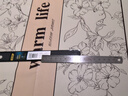 得力（deli）不锈钢直尺刻度尺公制刻度绘图钢尺15cm 实拍图
