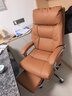顾全电脑椅人体工学椅真皮办公椅可躺久坐舒适老板椅家用C570棕皮 实拍图