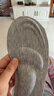 eleft4D按摩运动鞋垫女足弓支撑减震软弹站久不累吸汗防臭皮鞋垫 灰色 实拍图