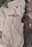 MARKLESS【安心品质】纯棉亲肤T恤男士纯色短袖打底衫5630 云峰白 3XL 实拍图