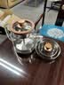 茶皇子（CHAHUANGZI）双边底部上水电热烧水壶泡茶专用茶台一体嵌入式全自动电茶炉玻璃喷淋式煮茶器三合一体机 1L 双边底部加水-三壶款37×20 实拍图