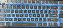 银雕(YINDIAO) K500键盘彩包升级版 机械手感 游戏背光电竞办公USB外接 全尺寸 蓝白双拼白光有线键盘 实拍图
