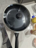 苏泊尔SUPOR 平底锅 炫彩不粘煎锅牛排锅28cm燃气灶明火专用EJ28M4 实拍图