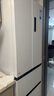 美的（Midea）400L法式四开门冰箱超薄零嵌入式小户型一级能效风冷无霜节能变频以旧换新白色MR-418WFPE国家补贴 实拍图
