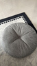 quatrefoil 棉麻加厚坐垫四季椅子垫榻榻米蒲团垫屁垫40*40*15cm灰色 实拍图