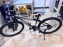 金武端自行车成人山地车公路赛车单车骑行变速超轻越野中学生初中青少年 顶配版-辐条轮-黑白色 26寸21速 实拍图