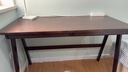 家逸 实木书桌电脑桌书房学习桌学生写字桌简约办公桌子胡桃色1.2米 实拍图