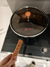 王源吉铁锅无涂层炒锅家用精铸铁燃气煤气灶适用老式不粘炒菜锅 30cm 实拍图