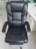 凯联（KAILIAN）真皮老板椅可躺办公椅按摩大班椅舒适久坐电脑椅家用转椅高档椅子 贵族黑+搁脚 头层牛皮+按摩 实拍图