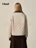 ELAND【暖格绗缝棉服】【特氟龙三防】衣恋菱格廓形外套26新款 藏青色(59)Navy M /165 晒单实拍图