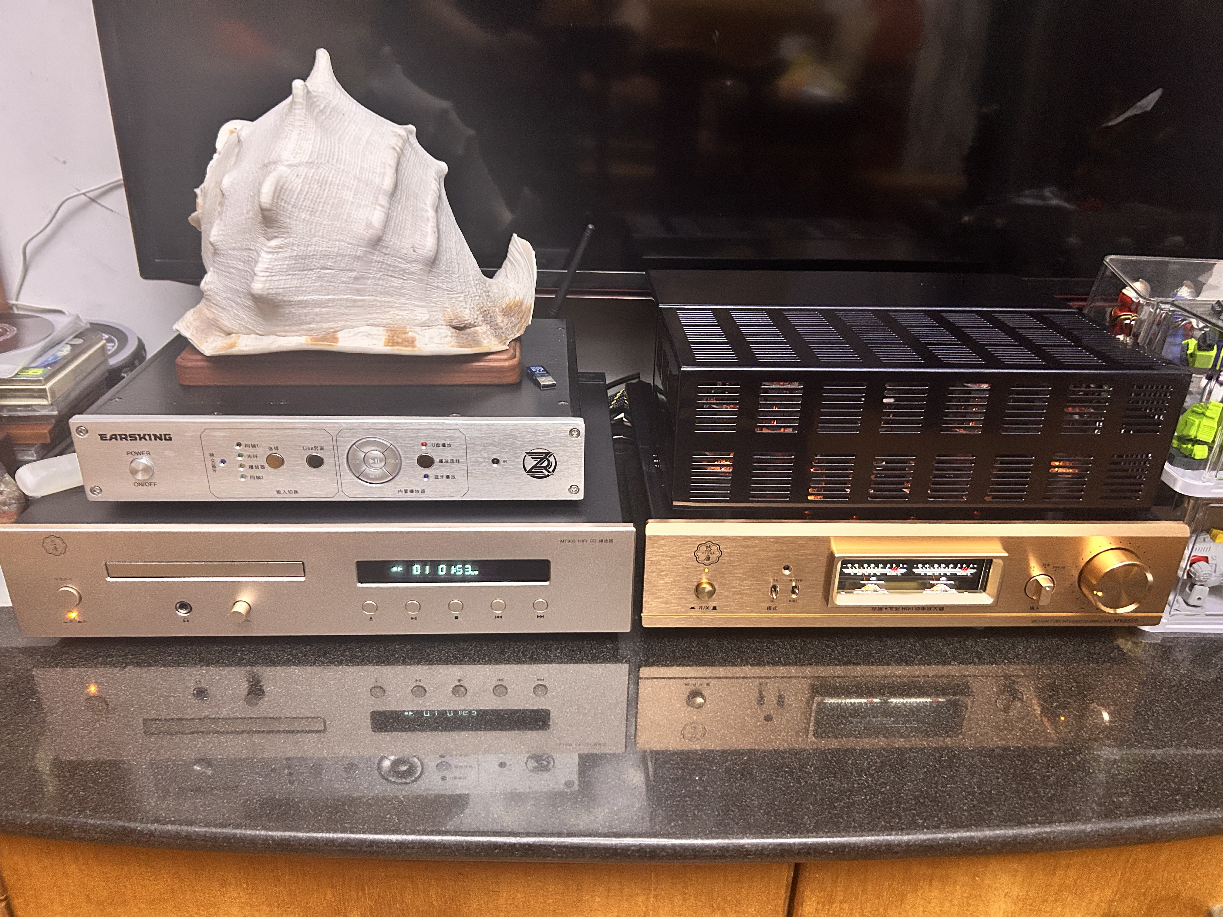 悠唐 MK8800电子管胆机功放HiFi发烧级KT88推挽高端大功率后级纯胆功放机 MK8800纯胆功放(龙吟凤哕) 实拍图