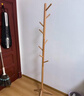 稳纳 衣帽架 衣架落地 实木挂衣架 阳台卧室衣服架  原木色三脚款3176 实拍图