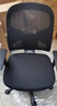得力（deli）4900S 人体工学靠背办公椅/电脑椅/职员椅 可升降转椅舒棉坐垫 黑 实拍图