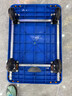 搬运宝折叠小推车拉货平板车四角防撞手拉车600斤73x48cm小拖车FZ-20蓝 实拍图
