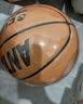 安踏（ANTA）篮球标准7号大学生联赛CUBAL篮球成人室内外PU耐磨防滑七号蓝球 实拍图
