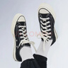 匡威（Converse）1970s三星标男鞋女鞋经典低帮情侣帆布鞋运动休闲板鞋学生鞋 162058C 经典低帮黑 42.5 /9 实拍图